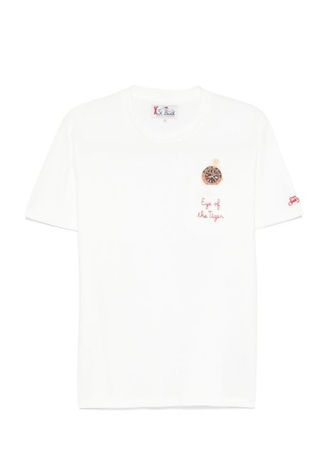 T-shirt mc2 saint barth Austin eye tiger 01n emb bianca MC2 SAINT BARTH | T-shirt | AUSTIN02514H01N